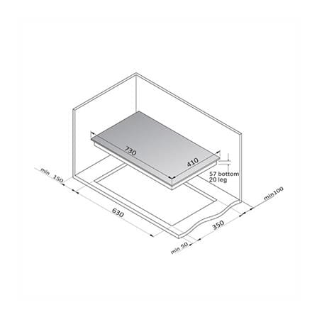 เตาฝัง+เครื่องดูดควัน LINEA GL73 2G + LDD 90.2 BK_4