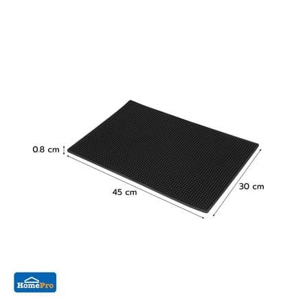 แผ่นรองกันลื่น PVC KECH COFF 30x45 ซม. สีดำ_5