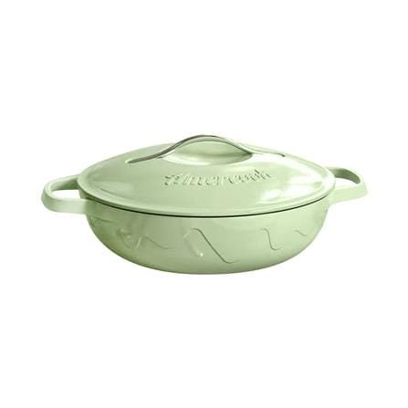 หม้อเหล็กหล่อ พร้อมฝา 28 ซม. AMERCOOK ALFETTA SIGNATURE GREEN IH_0