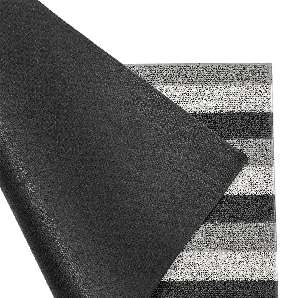 พรมเช็ดเท้าดักฝุ่น HOME LIVING STYLE LAYER 45x75 ซม. สีเทา