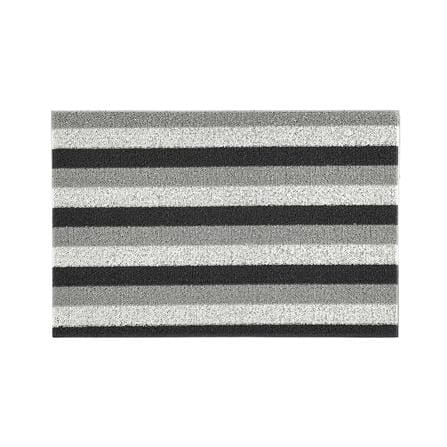 พรมเช็ดเท้าดักฝุ่น HOME LIVING STYLE LAYER 40x60 ซม. สีเทา_0