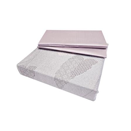 ชุดผ้าปูที่นอน 6 ฟุต (ชุด 3 ชิ้น) ESSE TENCEL 650T สี PURPLE_1