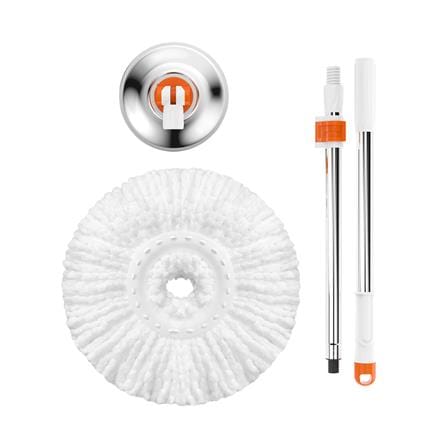 ไม้ม็อบไมโครไฟเบอร์ ZUMO MAX ZM07 สีขาว/ส้ม_1