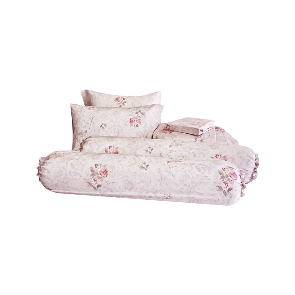 ชุดผ้าปูที่นอน 6 ฟุต (ชุด 6 ชิ้น) ESSE TENCEL 480T 4310 PINK