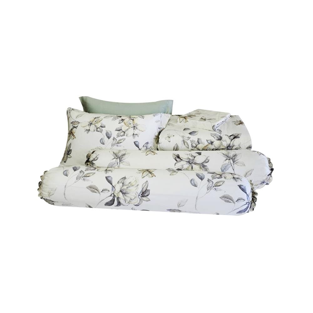 ชุดผ้าปูที่นอน 6 ฟุต (ชุด 6 ชิ้น) ESSE TENCEL 650T 6302 CREAM