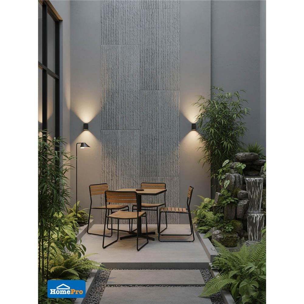 แผ่นตกแต่งผนัง PU 60x120 ซม. TARA LAVA STONE GREY