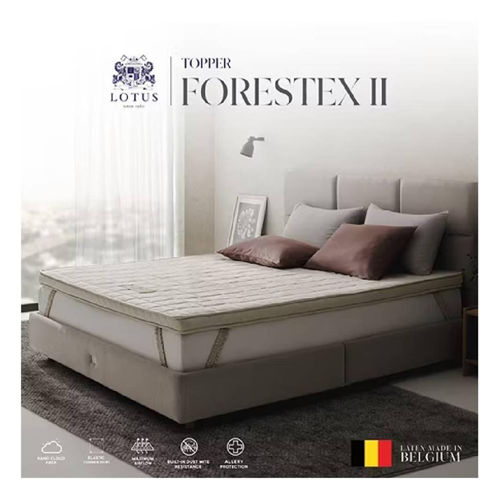 แผ่นรองนอน 3 ฟุต LOTUS FORESTEX II สี CREAM