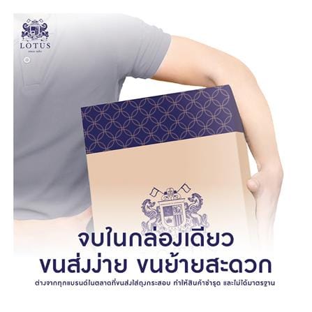 แผ่นรองนอน 3.5 ฟุต LOTUS FORESTEX II สี CREAM_10
