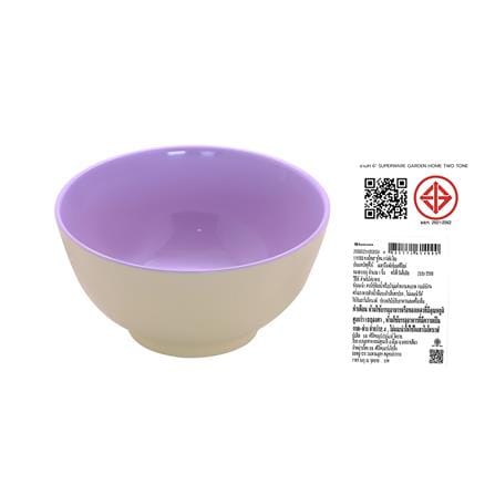 ชามเมลามีน 6 นิ้ว SUPERWARE GARDEN HOME TWO TONE_1