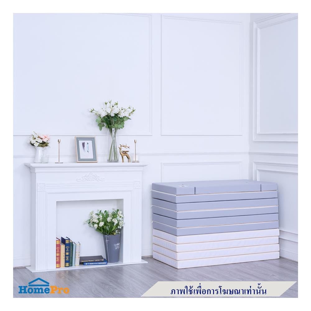 คอกกั้นเด็ก GEKO CLASSY SILICONE 5 ฟุต สี GRAY-WHITE