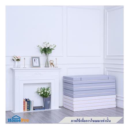 คอกกั้นเด็ก GEKO CLASSY SILICONE 5 ฟุต สี GRAY-WHITE_5