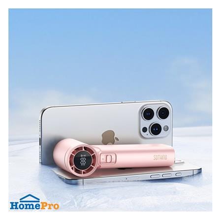 พัดลมพกพา 1 นิ้ว SOTHING HANDHELD ENGINE SLIM สีชมพู_1