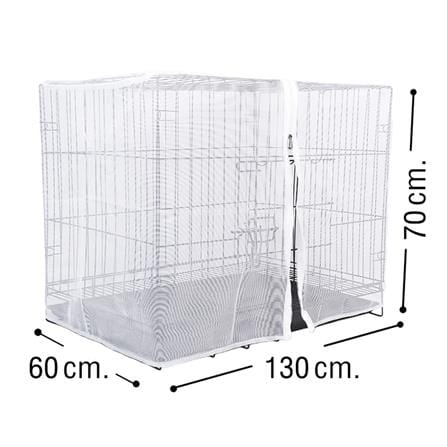 มุ้งครอบกรงสัตว์เลี้ยง PETUS 130x60x70 ซม._3