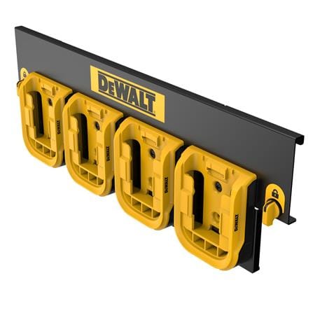 รางยึดแบตเตอรี่ DEWALT DWST82819 สีเหลือง/ดำ (ชุด 4 ชิ้น)_2