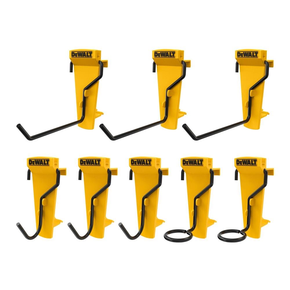 ชุดตะขอเกี่ยว DEWALT DWST82816 สีเหลือง/ดำ (ชุด 8 ชิ้น)