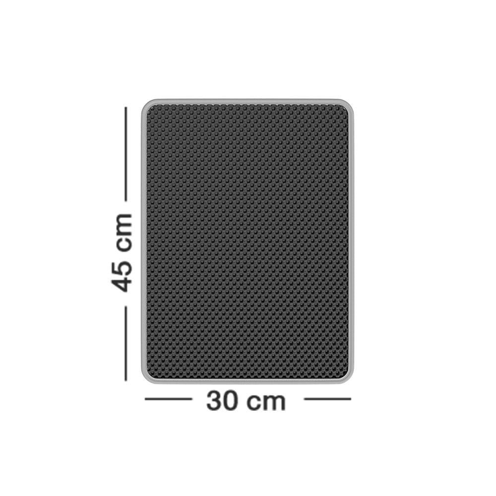 แผ่นดักทรายแมว PETUS 45X30 ซม. สีดำ