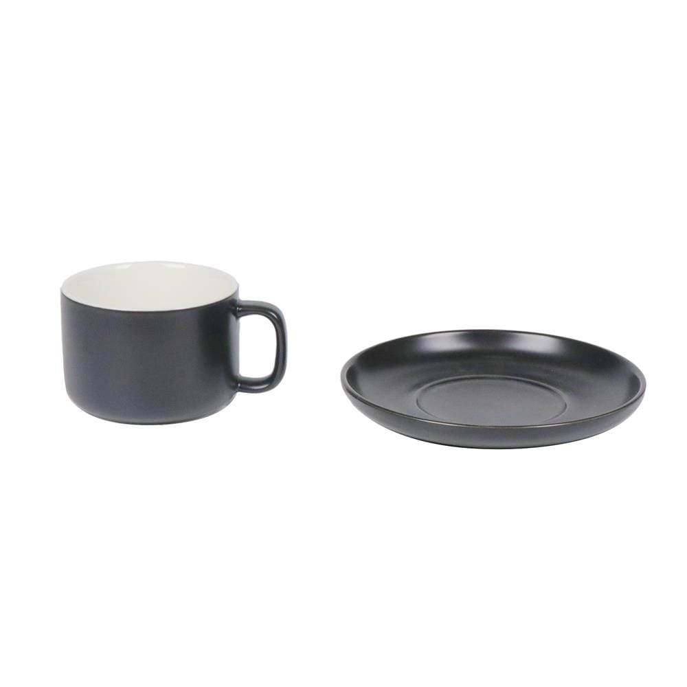 ชุดกาแฟ PORCELAIN 245 มล. KECH TWO TONE สีดำ