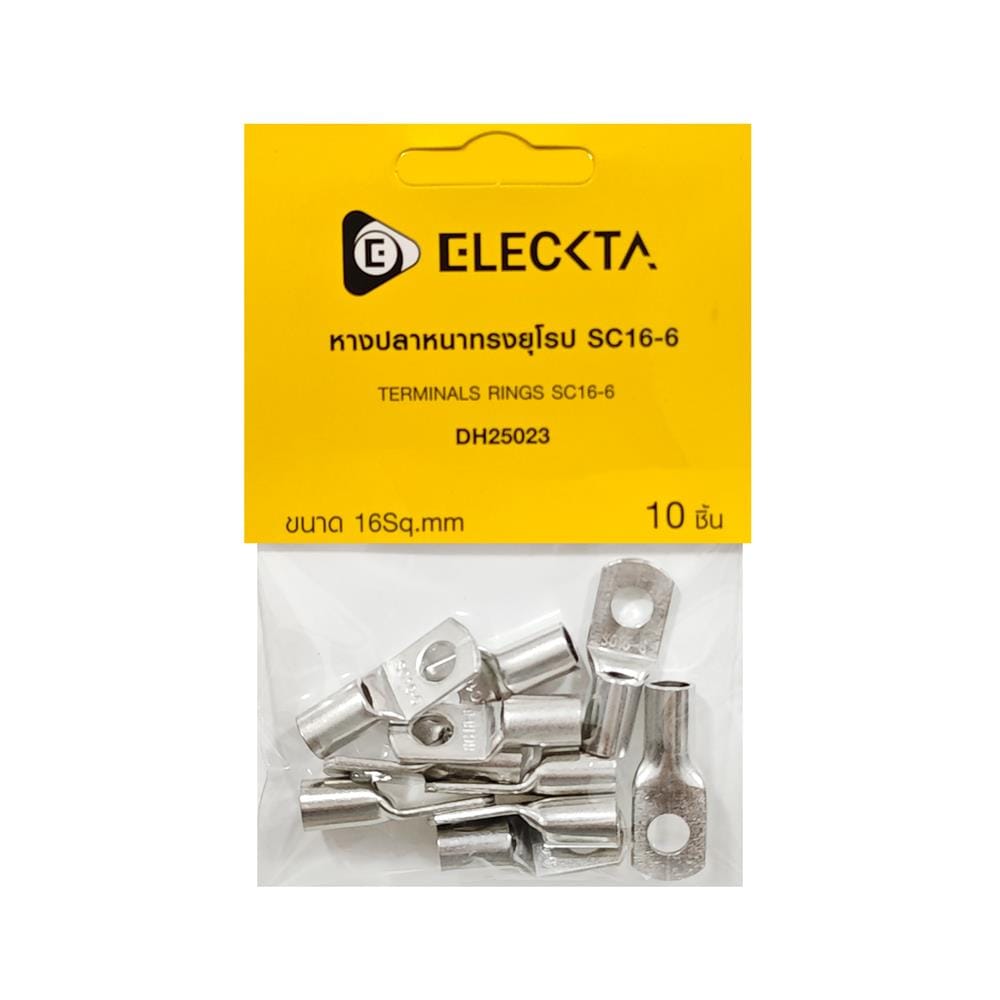 หางปลาหนาทรงยุโรป ELECKTA SC 16-6 16 ตร.มม. (แพ็ก 10 ชิ้น)