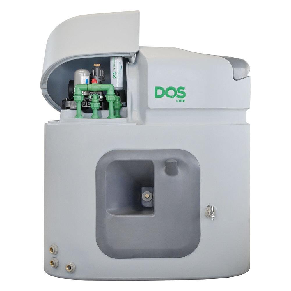 ถังเก็บน้ำ DOS WATER PAC PRO GY1500 ลิตร+ปั๊มน้ำ GRUNDFOS SCALA1 3-45 580W+เครื่องกรองน้ำใช้ DOS DP-WTP สีเทา
