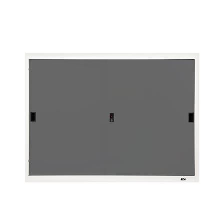 ตู้เหล็กบานเลื่อนทึบ KOL KOD-4 G1 สีเทา_0