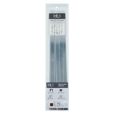 สติ๊กเกอร์ DIY HOME LIVING STYLE AC 2X50 ซม. สีเงิน (แพ็ก 10 ชิ้น)_2