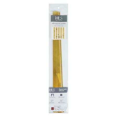 สติ๊กเกอร์ DIY HOME LIVING STYLE AC 2x50 ซม. สีทอง (แพ็ก 10 ชิ้น)_2