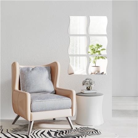 สติ๊กเกอร์ DIY HOME LIVING STYLE WAVE 27x28 ซม. (แพ็ก 6 ชิ้น)_4