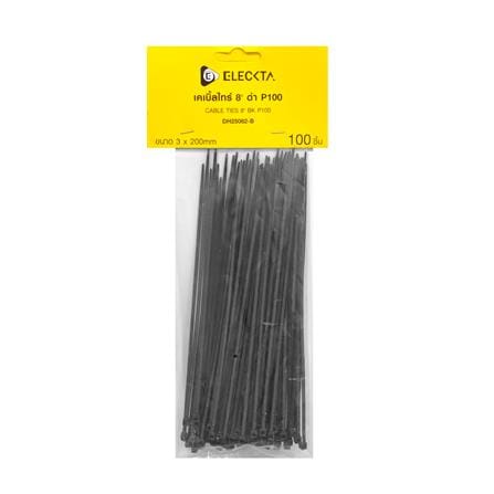 เคเบิ้ลไทร์ ELECKTA 8 นิ้ว สีดำ (แพ็ก 100 เส้น)_3
