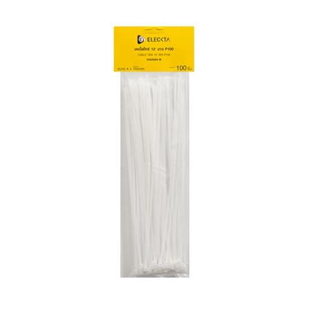 เคเบิ้ลไทร์ ELECKTA 12 นิ้ว สีขาว (แพ็ก 100 เส้น)_3