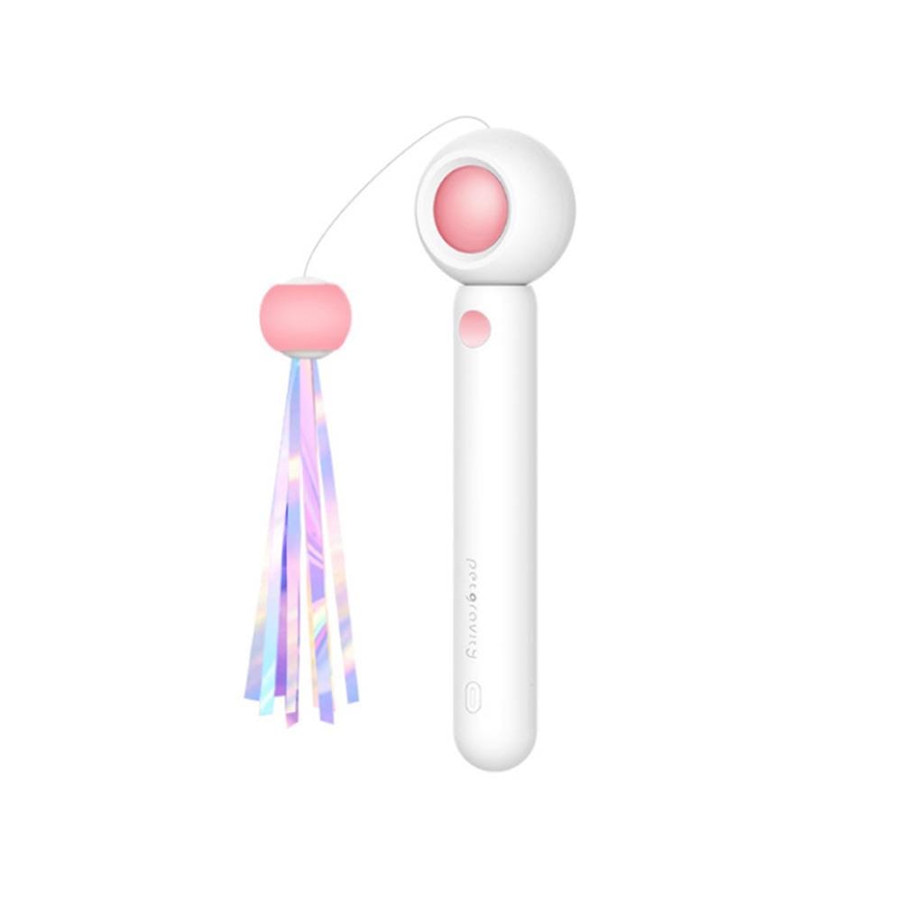 ไม้ตกแมวยืดได้ PETUS 17 ซม. สีชมพู