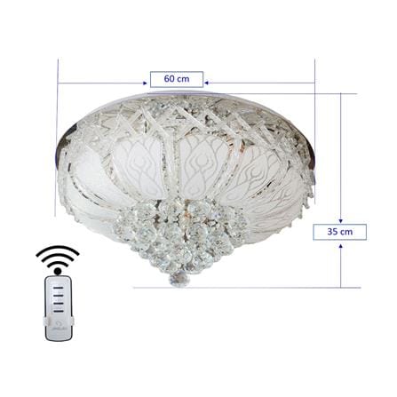 ไฟถาด LED NEOLIGHT 98541-600 36 วัตต์ DAYLIGHT/COOL WHITE/WARM WHITE สีขาว/เงิน 1 หัว_5
