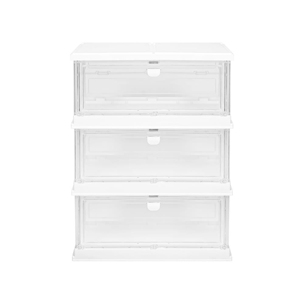 กล่องรองเท้า 3 ช่อง STACKO KLEAR 52.7X34.8X67.51 ซม. สีใส