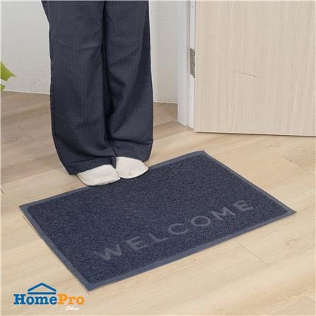 พรมเช็ดเท้าดักฝุ่น HOME LIVING STYLE W.NEO 50X70 ซม. สีน้ำเงิน_5