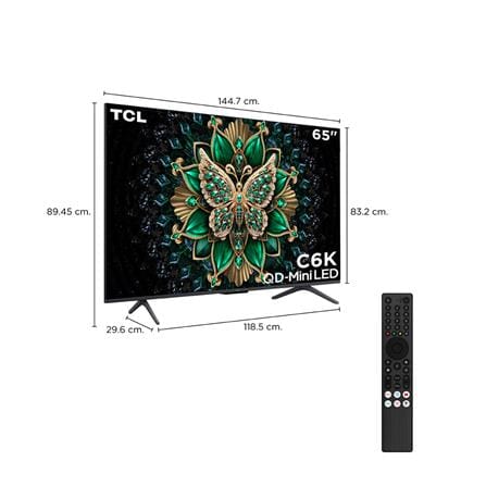 ทีวีคิวดี มินิแอลอีดี 65 นิ้ว TCL (4K, LED, GOOGLE TV) 65C6K_14