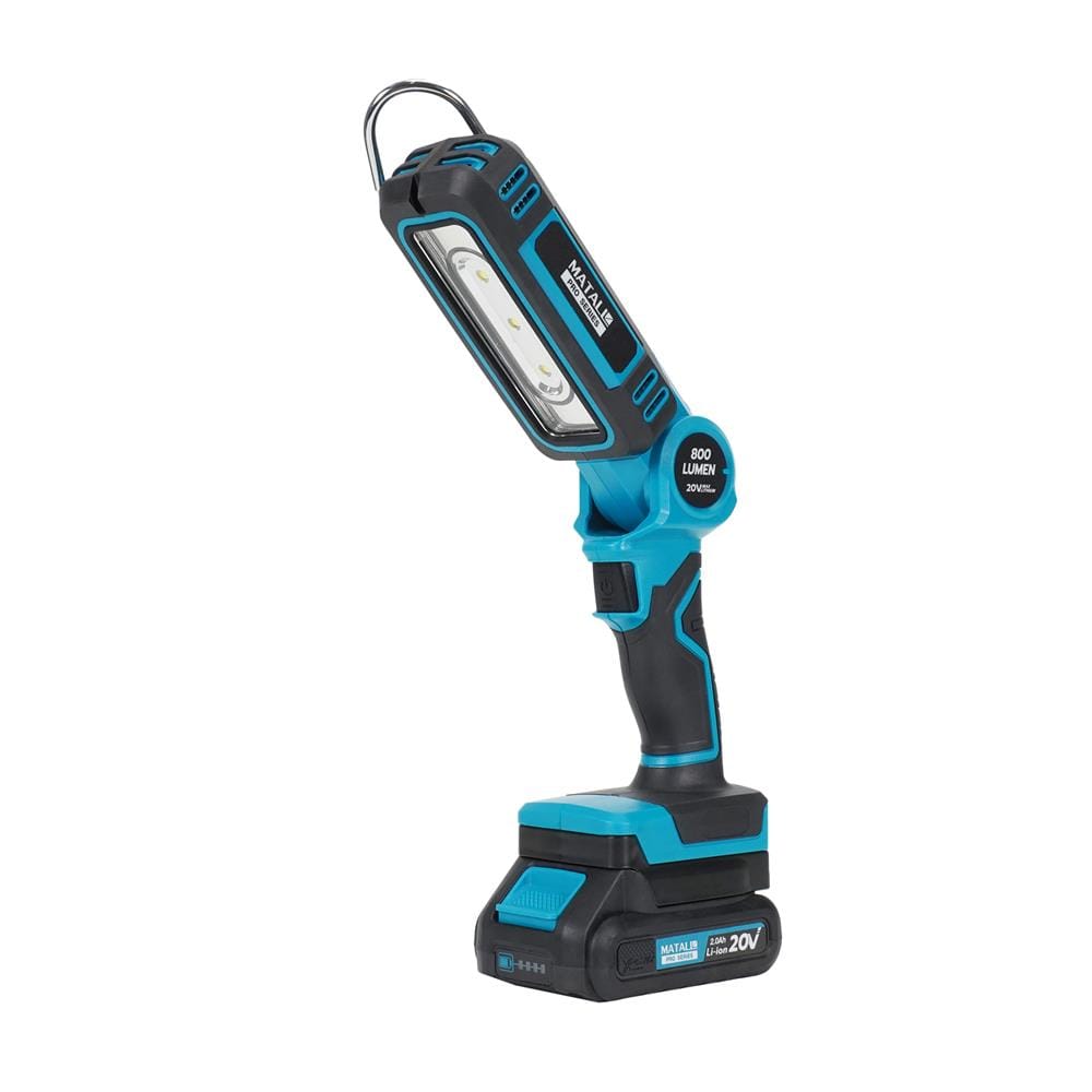 ไฟส่องทำงาน LED (พร้อมแบตเตอรี่) MATALL PRO 20 โวลต์_1