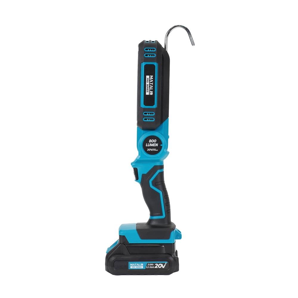 ไฟส่องทำงาน LED (พร้อมแบตเตอรี่) MATALL PRO 20 โวลต์