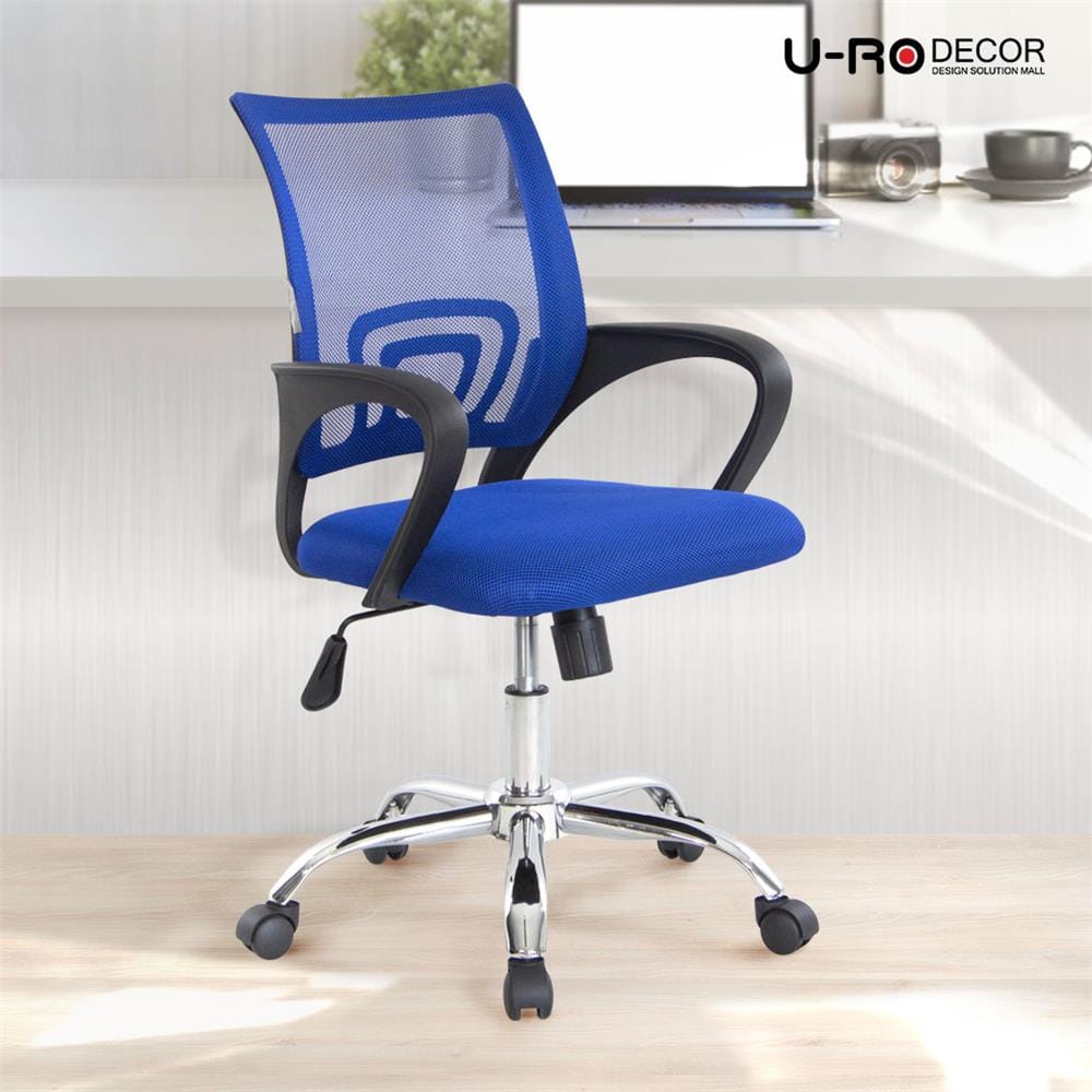เก้าอี้สำนักงาน U-RODECOR ICHI สีน้ำเงิน