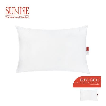 หมอนหนุน ขนห่านเทียม SUNNE GOOSEHEAVEN 19x29 นิ้ว (1 แถม 1)_0