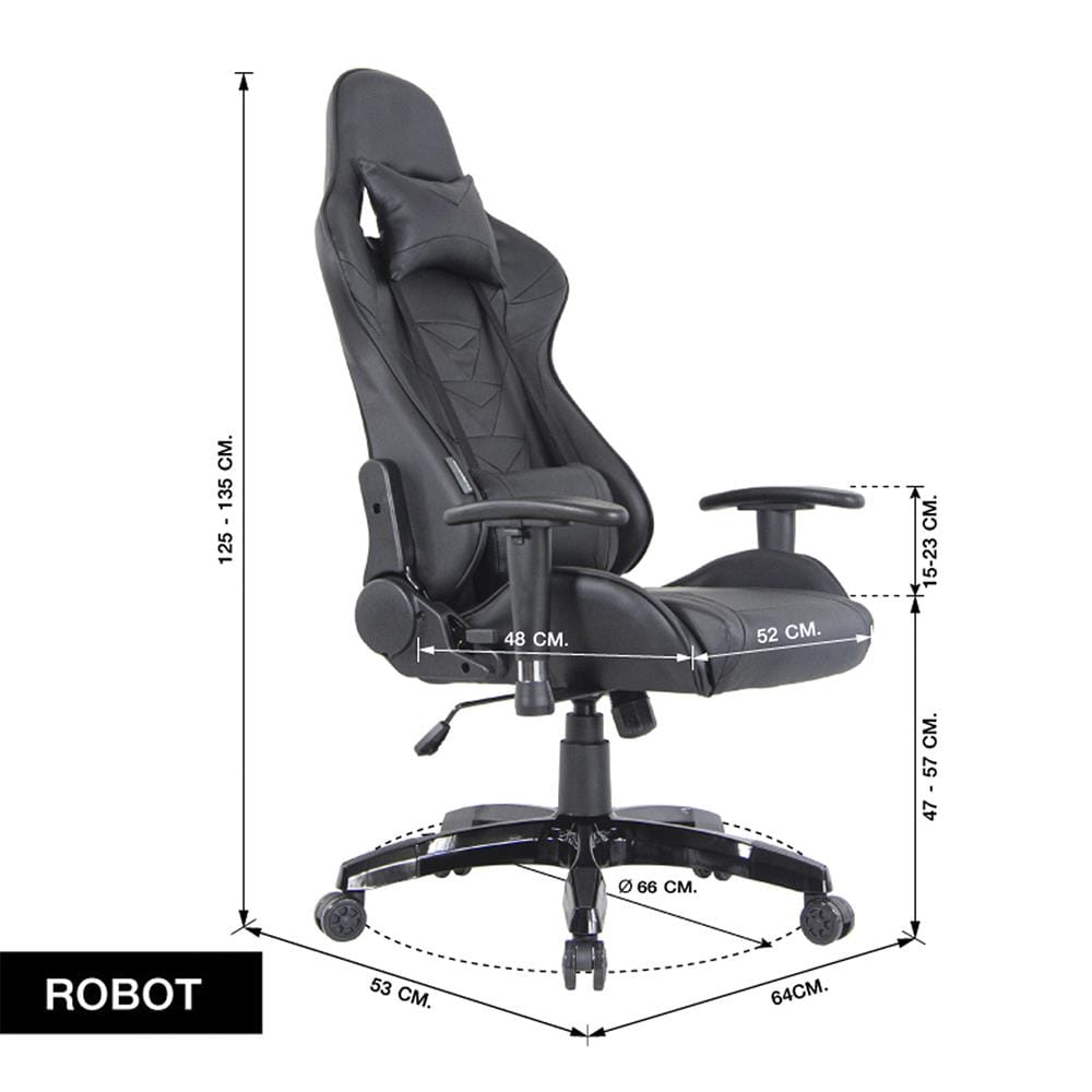 เก้าอี้เกมมิ่ง U-RODECOR ROBOT สีดำ