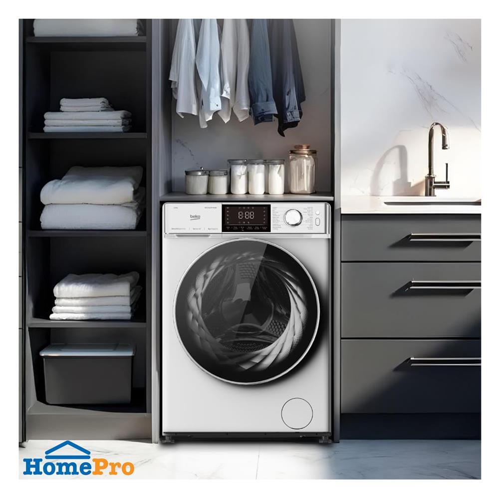 เครื่องซักผ้าฝาหน้า BEKO WCV127P4DW 12 กก. 1400 RPM สีขาว