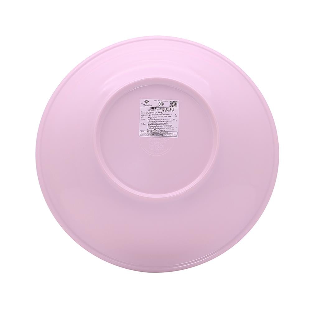 ชามซุปเมลามีน 10 นิ้ว VANDA CLASSIC สีชมพู