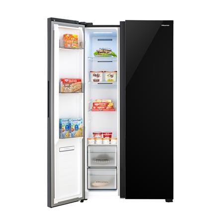 ตู้เย็น SIDE BY SIDE HISENSE RS708N4TBU 19.8 คิว กระจกดำ_4