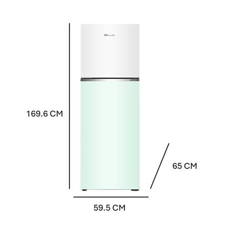 ตู้เย็น 2 ประตู HISENSE RT419N4TBN 11.5 คิว สีขาว-เขียว_6