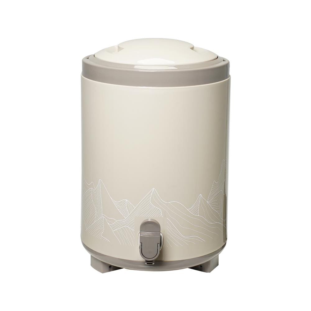 ถังน้ำดื่ม มีก๊อก SPRING COOL MATE CIRCULAR 10 ลิตร สีโทป