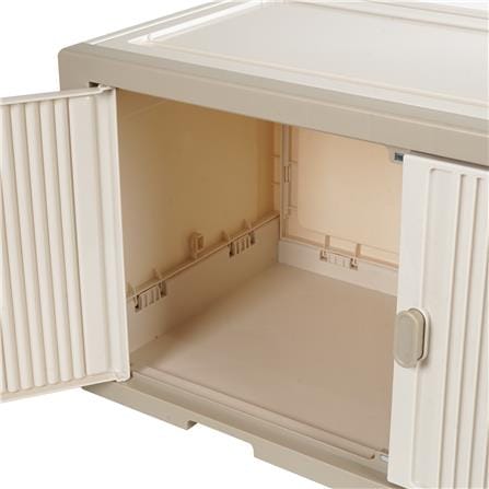 กล่องบานเปิด STACKO SORA 64X32X32.5 ซม. สีเบจ_5