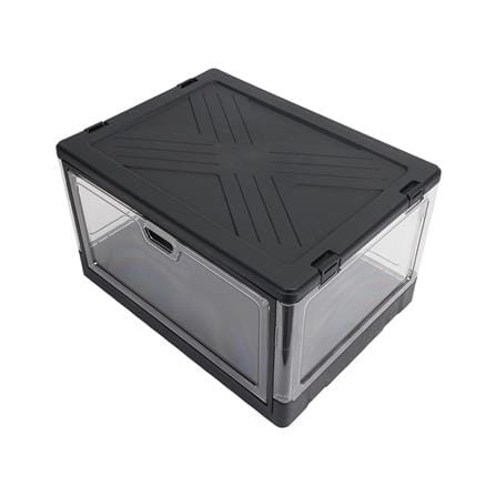 กล่องรองเท้า STACKO LITE 38X28X22 ซม. สีดำ/ใส_4