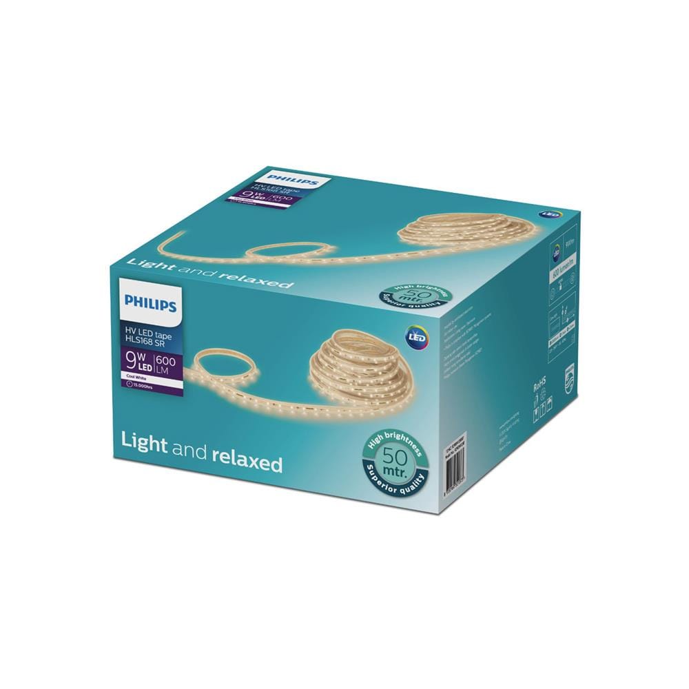 ไฟเส้น LED PHILIPS 220V 9 วัตต์ 50 เมตร COOL WHITE