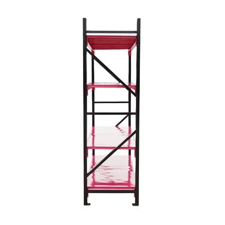 ชั้นเหล็ก 4 ชั้น C METAL 200X200X60 ซม. สีชมพู-ดำ_2