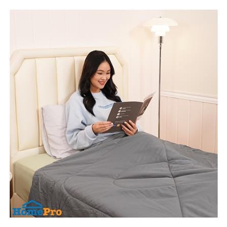 ผ้านวม HOME LIVING STYLE GENEVA 60X80 นิ้ว สี GREY_4