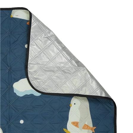 แผ่นอเนกประสงค์ HOME LIVING STYLE PENGUIN 195X195 ซม. สีน้ำเงิน_1